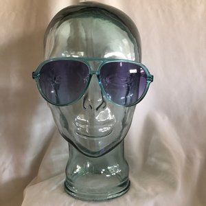 Crap "The Nite Shift" Blue Aviator Sunglass